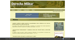 Desktop Screenshot of derecho-militar.es