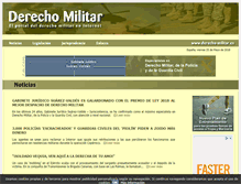 Tablet Screenshot of derecho-militar.es
